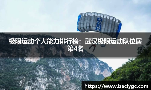 极限运动个人能力排行榜：武汉极限运动队位居第4名